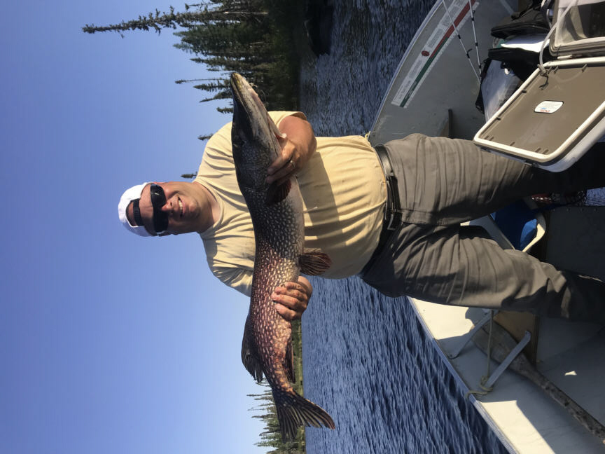 Canadian fly in fishing north of Red Lake Ontario